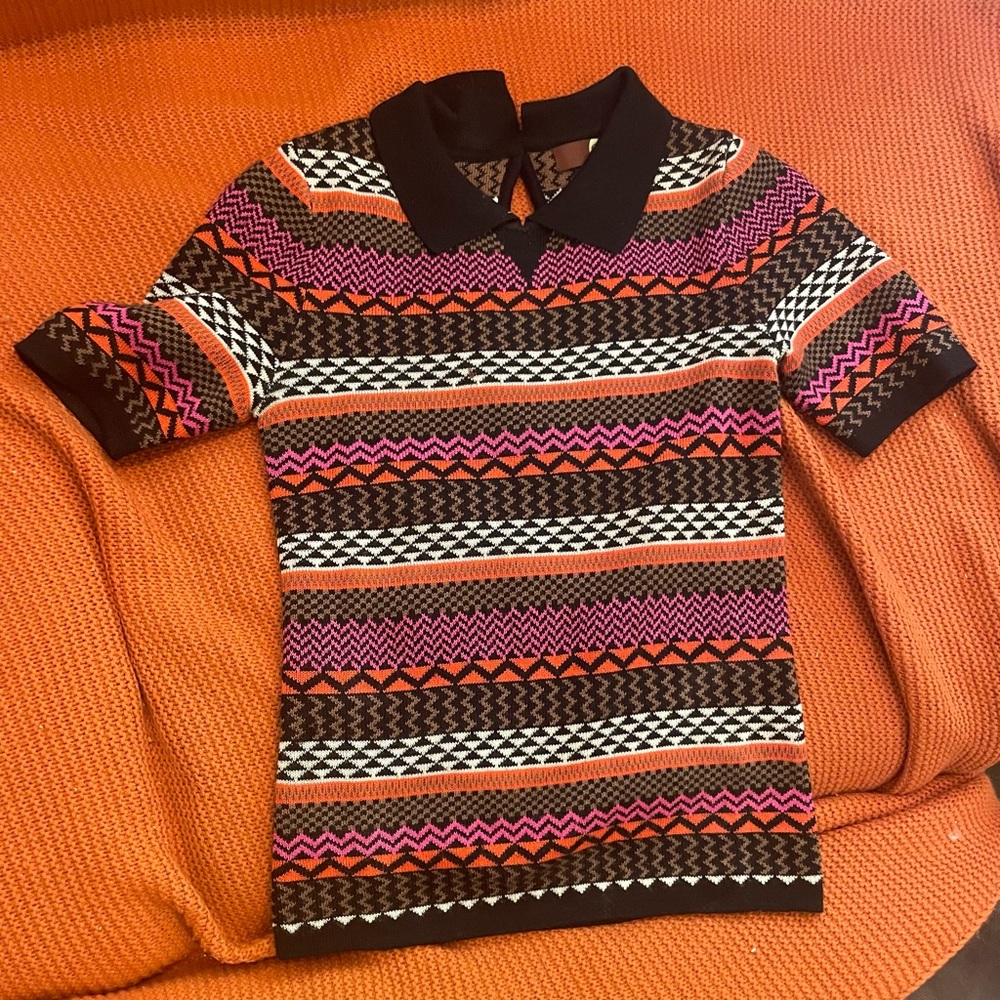 Eva Franco Chevron Sweater